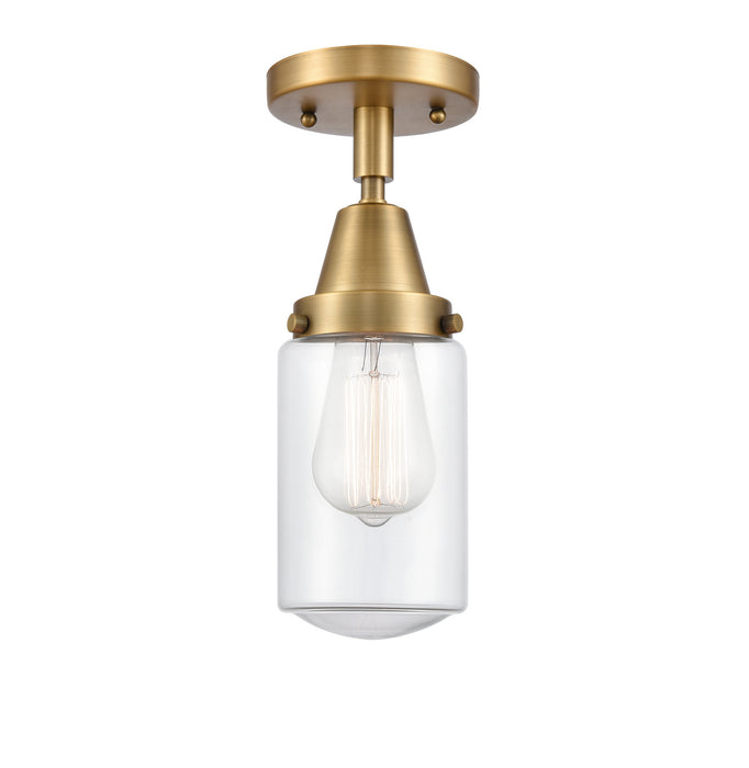 Innovations 447-1C-BB-G312-LED LED Flush Mount, Brushed Brass