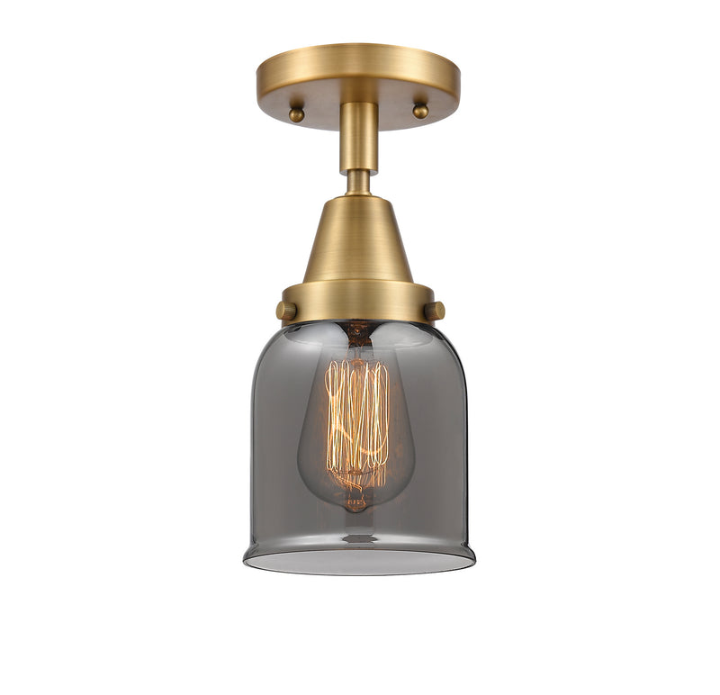 Innovations 447-1C-BB-G53-LED LED Flush Mount, Brushed Brass
