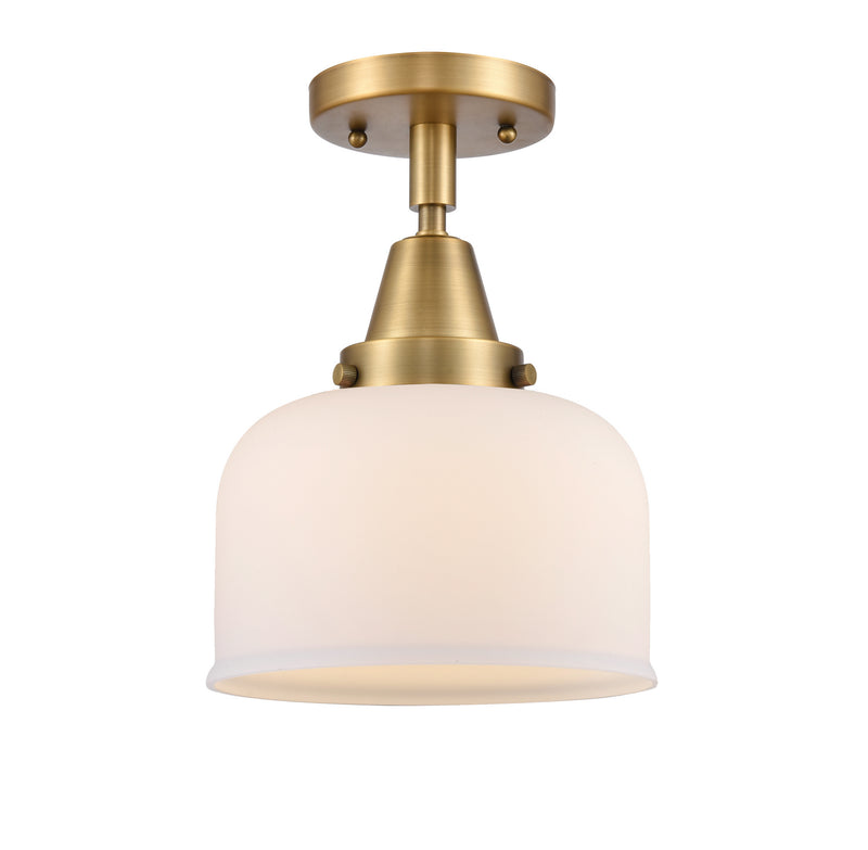 Innovations 447-1C-BB-G71-LED LED Flush Mount, Brushed Brass