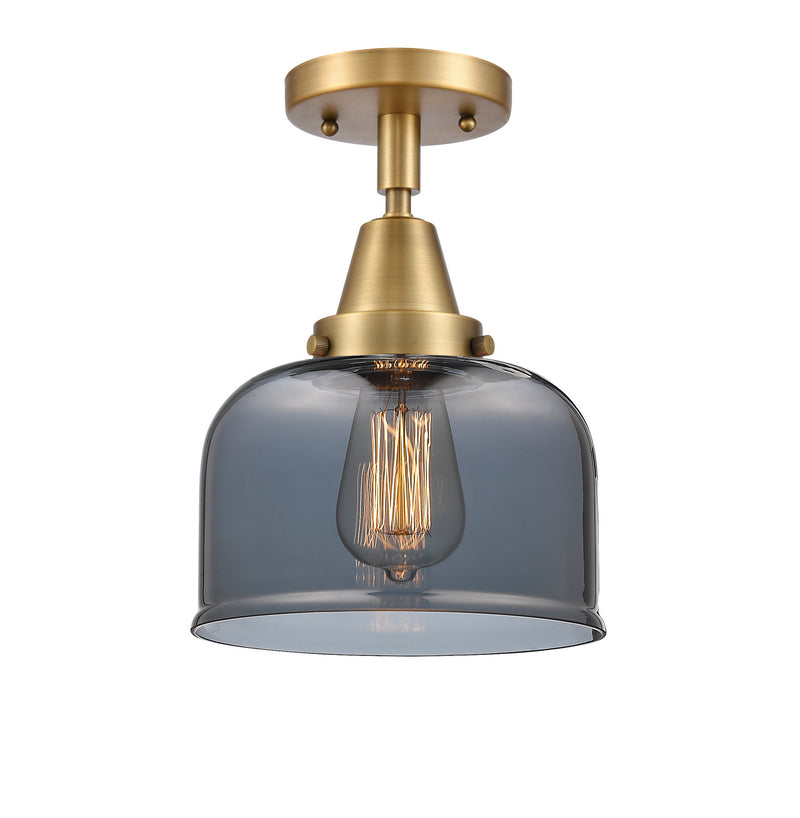 Innovations 447-1C-BB-G73-LED LED Flush Mount, Brushed Brass