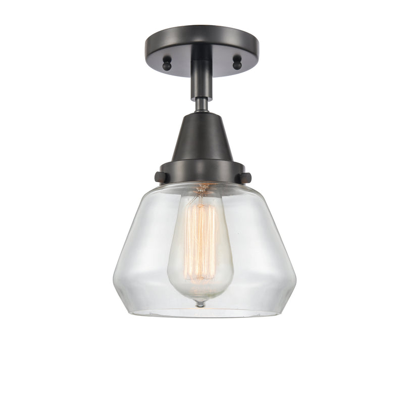 Innovations 447-1C-BK-G172-LED LED Flush Mount, Matte Black