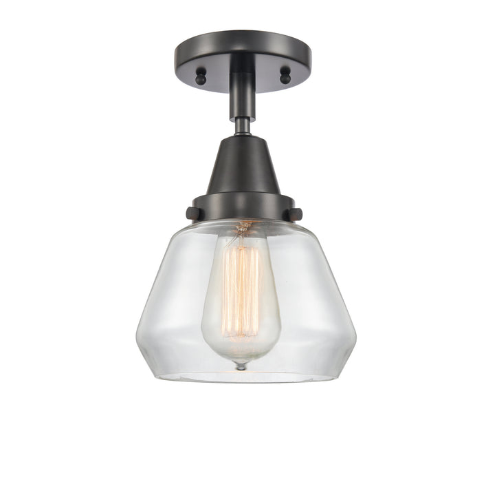Innovations 447-1C-BK-G172-LED LED Flush Mount, Matte Black