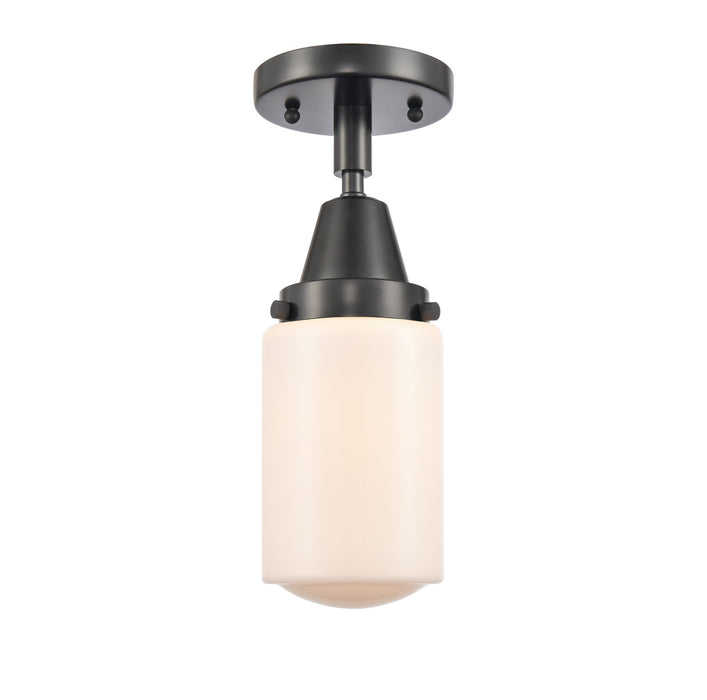Innovations 447-1C-BK-G311-LED LED Flush Mount, Matte Black