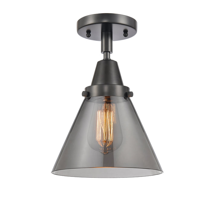 Innovations 447-1C-BK-G43-LED LED Flush Mount, Matte Black