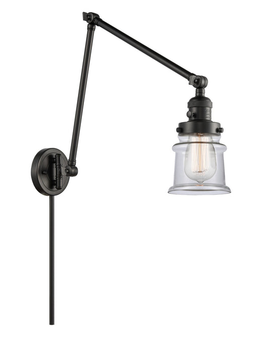Innovations 238-BK-G182S-LED LED Swing Arm Lamp, Matte Black