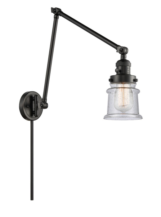 Innovations 238-BK-G184S-LED LED Swing Arm Lamp, Matte Black