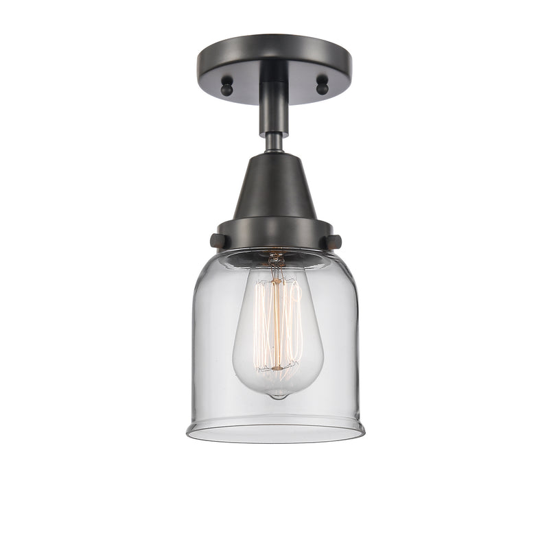 Innovations 447-1C-BK-G52-LED LED Flush Mount, Matte Black