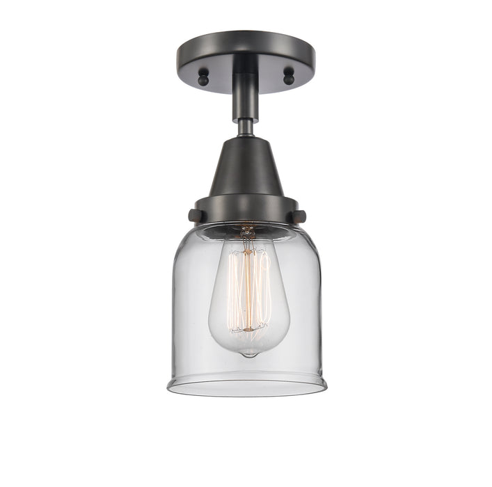 Innovations 447-1C-BK-G52-LED LED Flush Mount, Matte Black