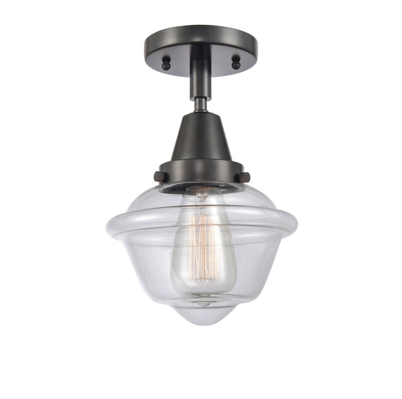 Innovations 447-1C-BK-G532-LED LED Flush Mount, Matte Black