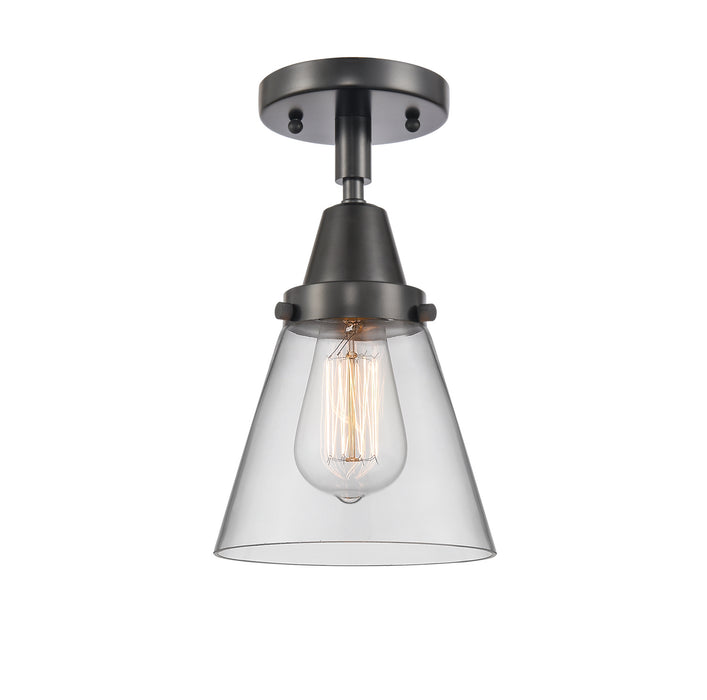 Innovations 447-1C-BK-G62-LED LED Flush Mount, Matte Black