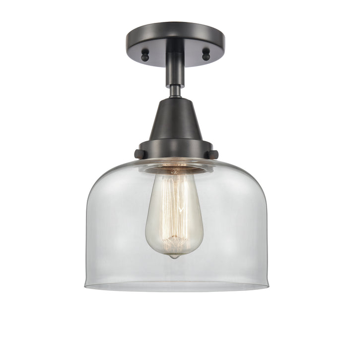 Innovations 447-1C-BK-G72-LED LED Flush Mount, Matte Black