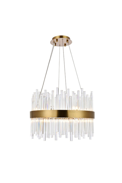 Elegant Lighting 3000D20G 14 Llight Chandelier, Gold