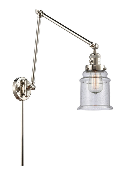 Innovations 238-PN-G184-LED LED Swing Arm Lamp, Polished Nickel
