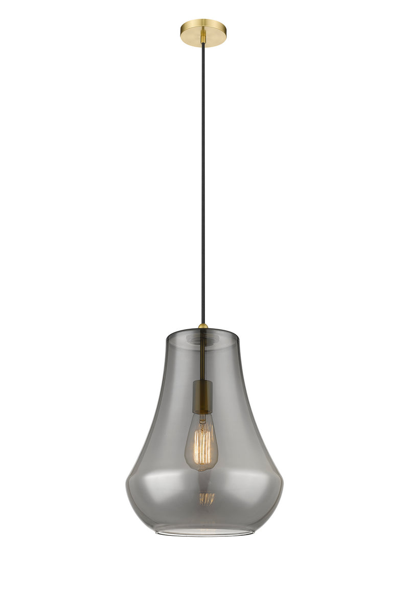 Innovations 491-1P-SG-G573-12 One Light Mini Pendant, Satin Gold