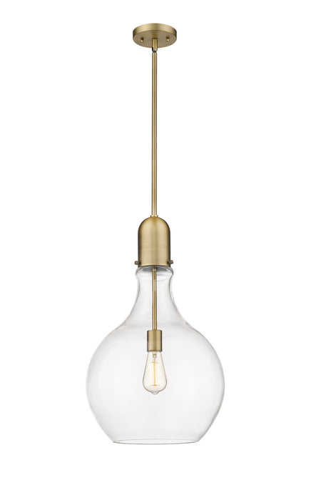 Innovations 492-1S-BB-G582-14 One Light Pendant, Brushed Brass