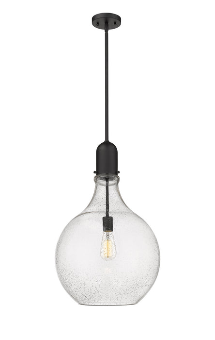 Innovations 492-1S-BK-G584-16 One Light Pendant, Matte Black