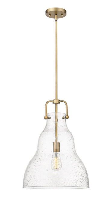 Innovations 494-1S-BB-G594-14 One Light Pendant, Brushed Brass