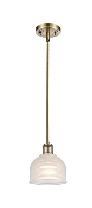 Innovations 516-1S-AB-G411 One Light Mini Pendant, Antique Brass