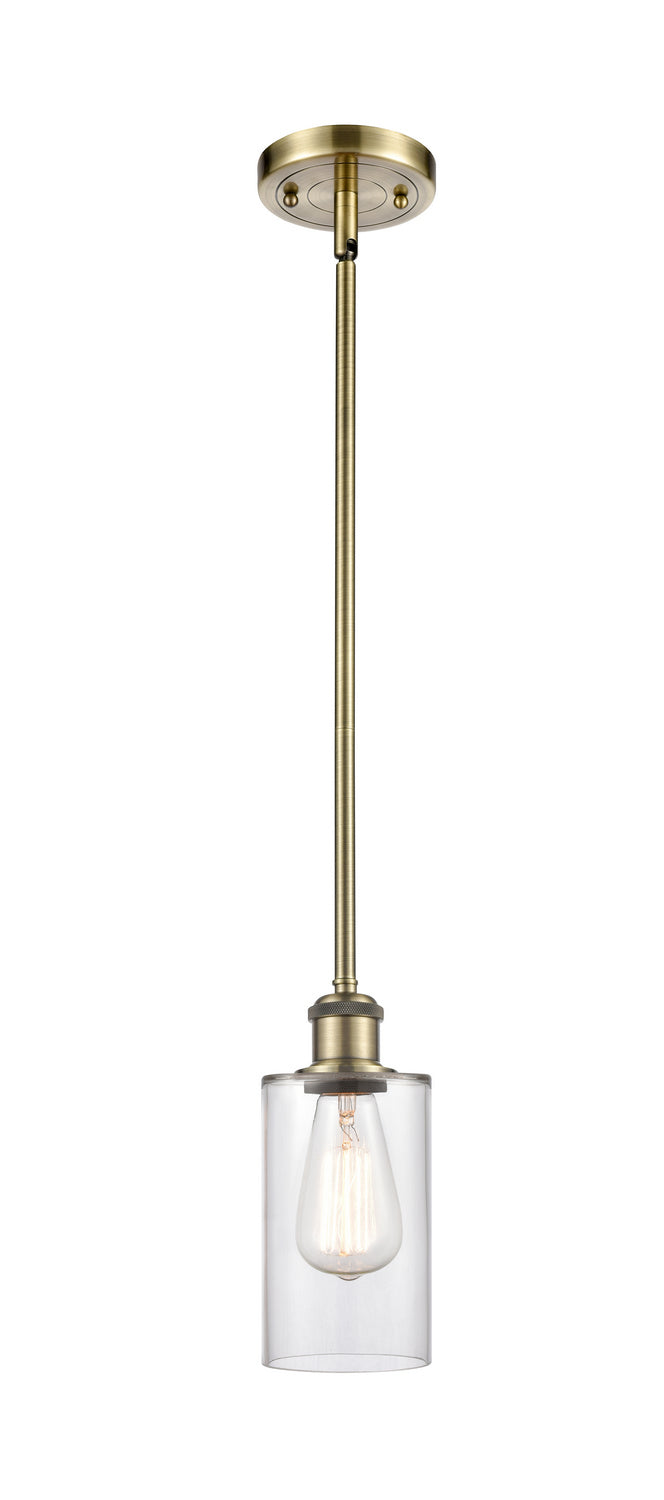 Innovations 516-1S-AB-G802 One Light Mini Pendant, Antique Brass