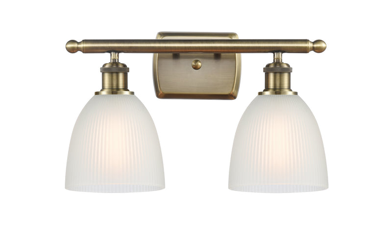 Innovations 516-2W-AB-G381-LED LED Bath Vanity, Antique Brass