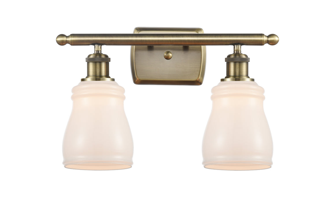 Innovations 516-2W-AB-G391-LED LED Bath Vanity, Antique Brass