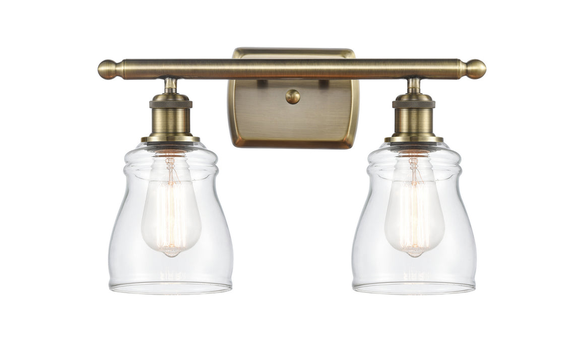 Innovations 516-2W-AB-G392-LED LED Bath Vanity, Antique Brass