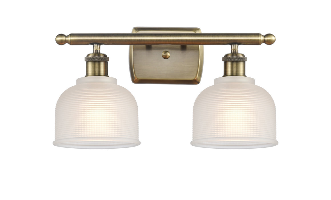 Innovations 516-2W-AB-G411-LED LED Bath Vanity, Antique Brass