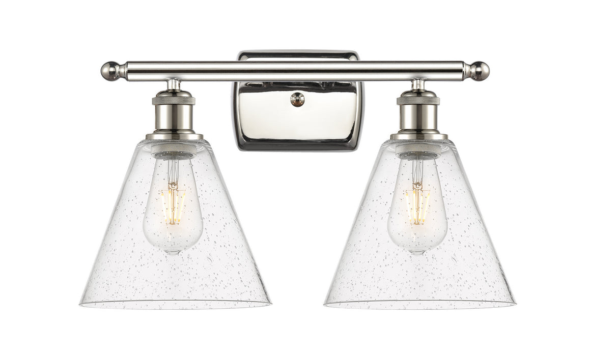 Innovations 516-2W-PN-GBC-84-LED LED Bath Vanity, Polished Nickel