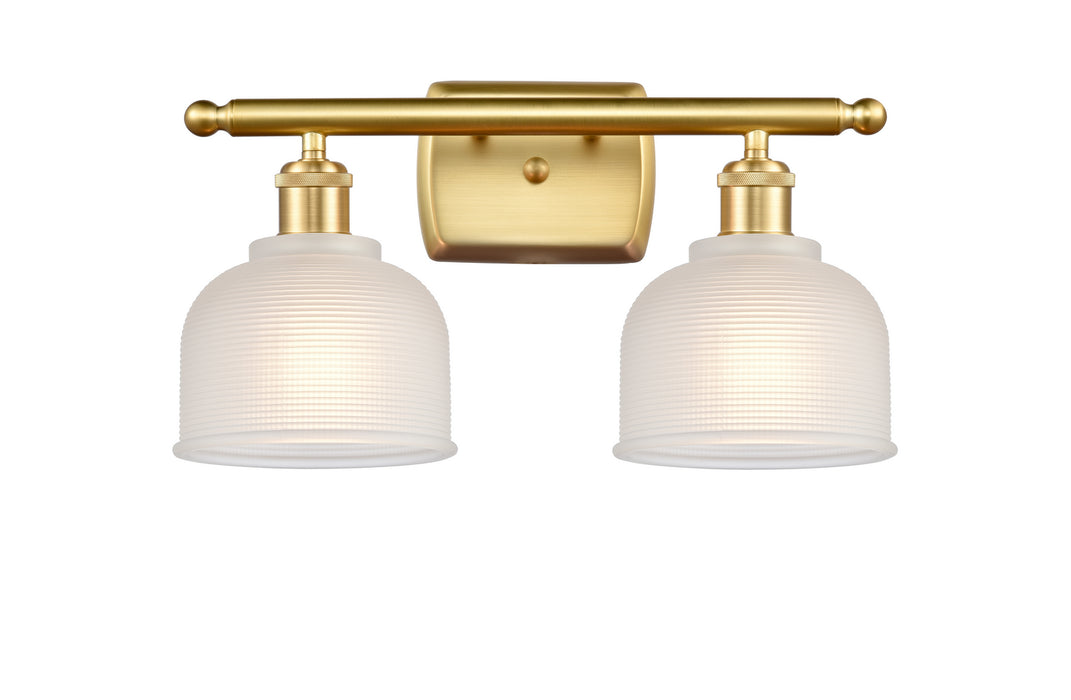 Innovations 516-2W-SG-G411-LED LED Bath Vanity, Satin Gold
