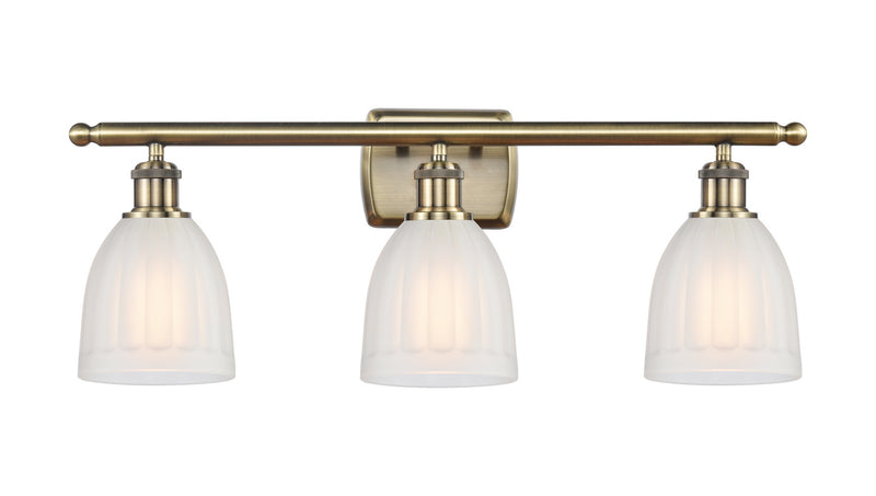Innovations 516-3W-AB-G441 Three Light Bath Vanity, Antique Brass