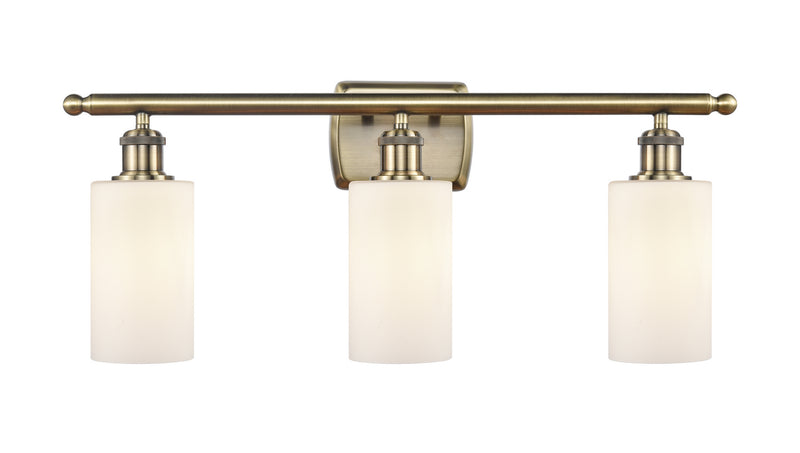 Innovations 516-3W-AB-G801 Three Light Bath Vanity, Antique Brass