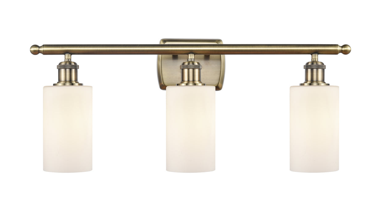Innovations 516-3W-AB-G801 Three Light Bath Vanity, Antique Brass