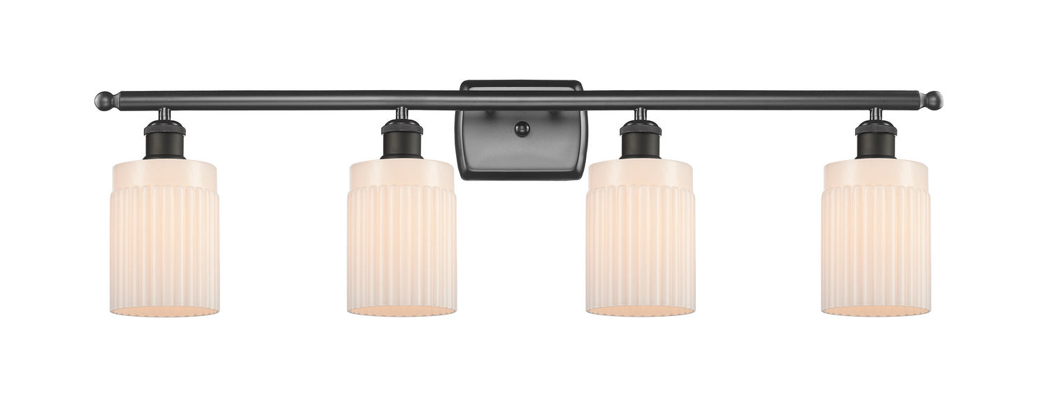 Innovations 516-4W-OB-G341 Four Light Bath Vanity, Oil Rubbed Bronze