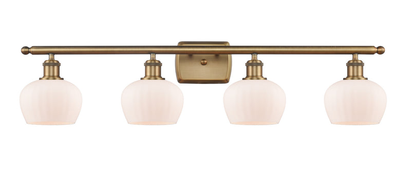 Innovations 516-4W-BB-G91 Four Light Bath Vanity, Brushed Brass