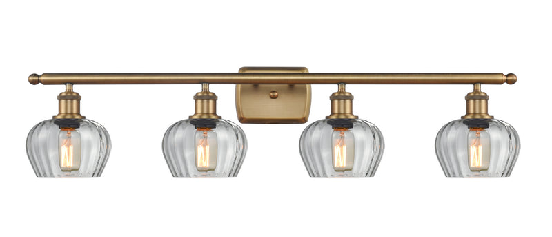 Innovations 516-4W-BB-G92 Four Light Bath Vanity, Brushed Brass