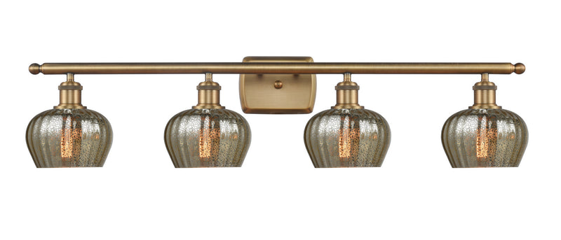 Innovations 516-4W-BB-G96 Four Light Bath Vanity, Brushed Brass