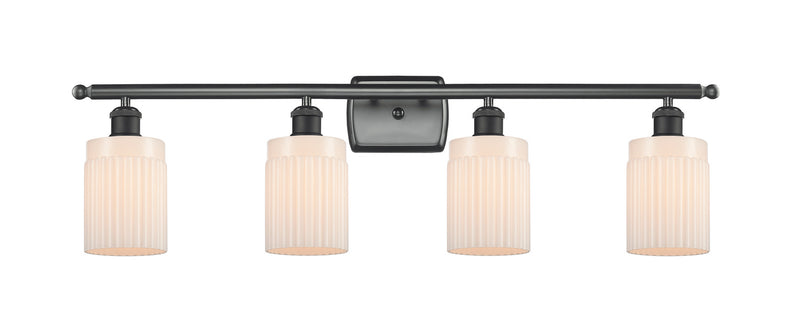 Innovations 516-4W-BK-G341-LED LED Bath Vanity, Matte Black