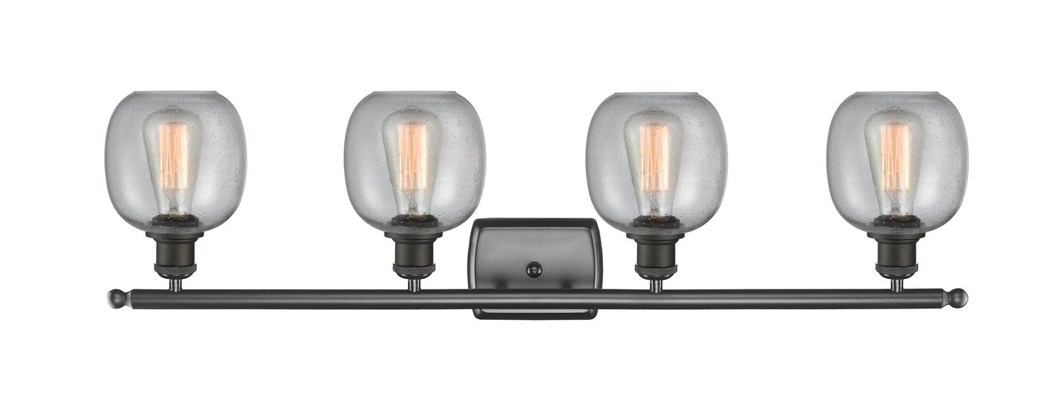 Innovations 516-4W-OB-G104-LED LED Bath Vanity, Oil Rubbed Bronze