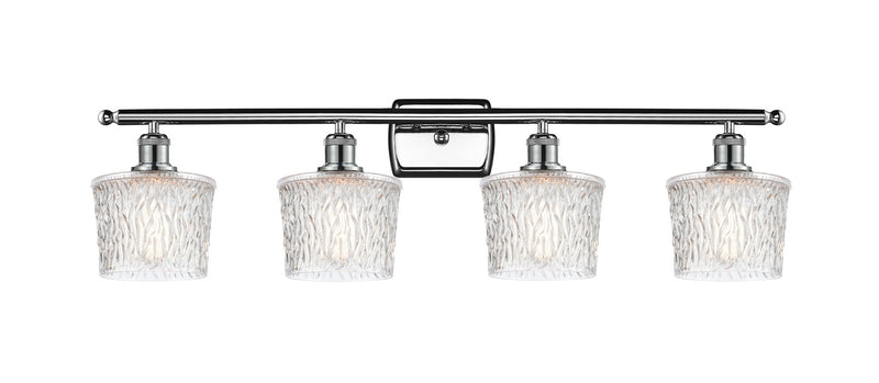 Innovations 516-4W-PC-G402 Four Light Bath Vanity, Polished Chrome