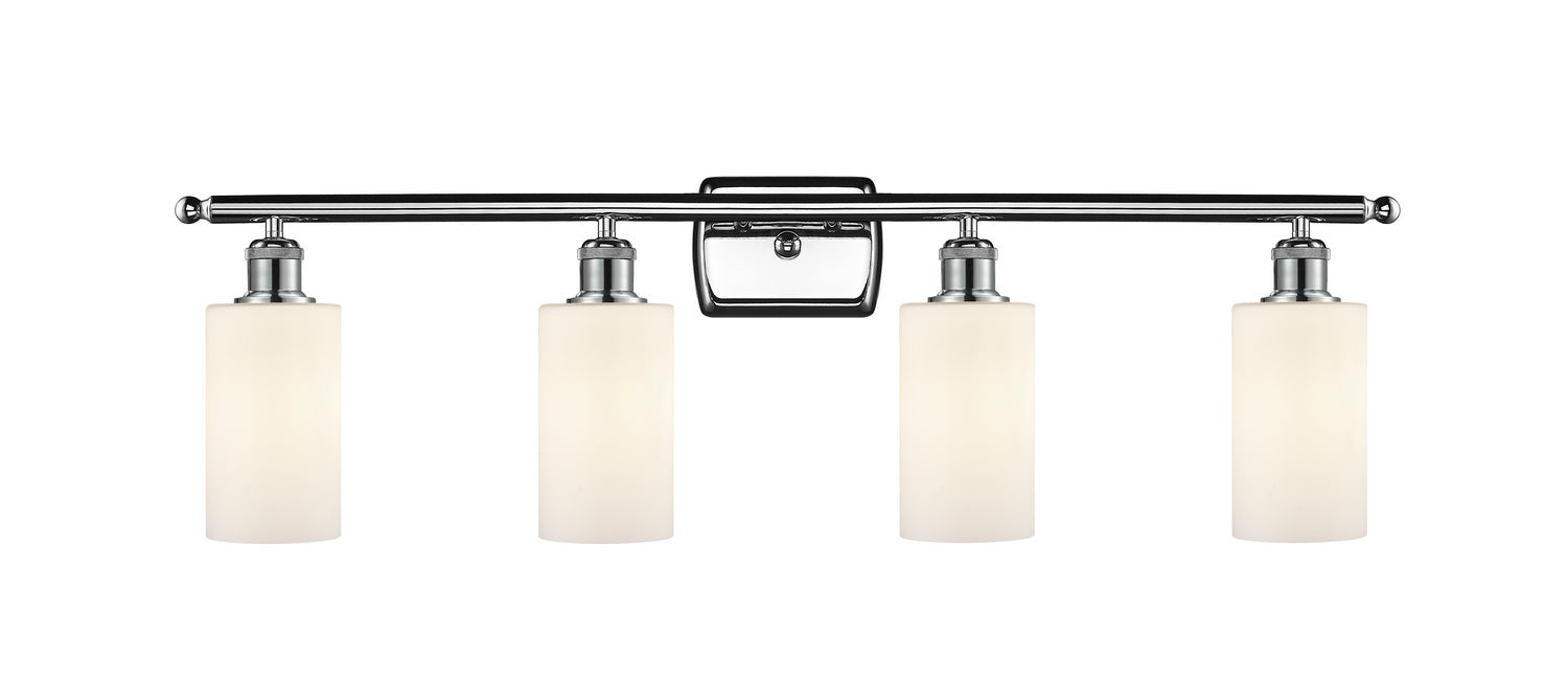 Innovations 516-4W-PC-G801 Four Light Bath Vanity, Polished Chrome