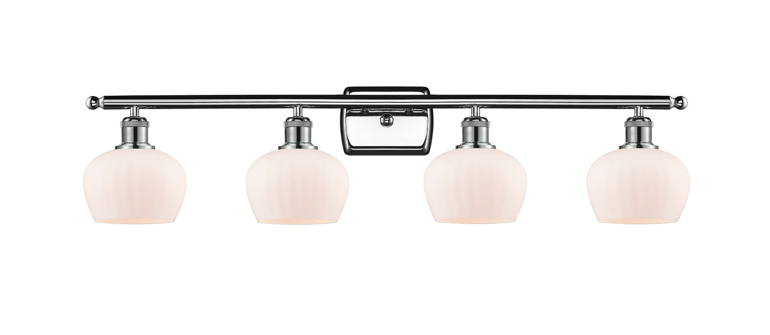 Innovations 516-4W-PC-G91 Four Light Bath Vanity, Polished Chrome