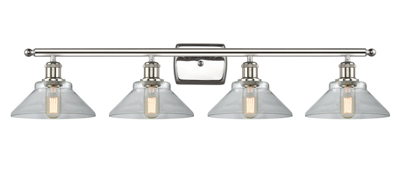 Innovations 516-4W-PN-G132-LED LED Bath Vanity, Polished Nickel