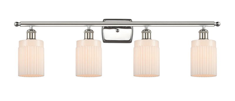 Innovations 516-4W-PN-G341 Four Light Bath Vanity, Polished Nickel