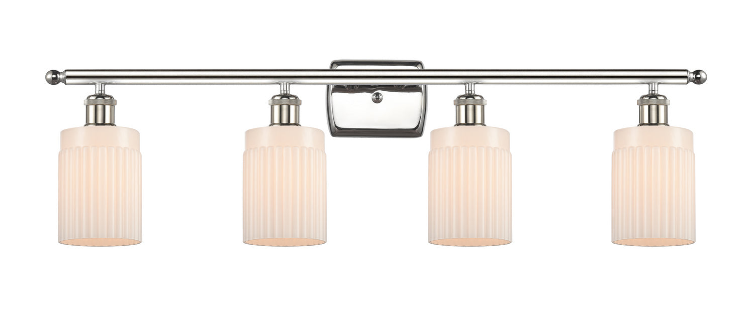 Innovations 516-4W-PN-G341 Four Light Bath Vanity, Polished Nickel