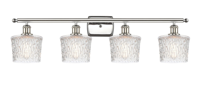 Innovations 516-4W-PN-G402 Four Light Bath Vanity, Polished Nickel