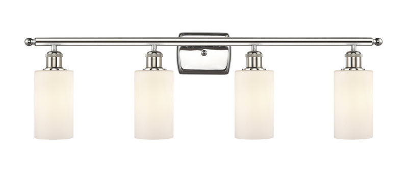 Innovations 516-4W-PN-G801 Four Light Bath Vanity, Polished Nickel