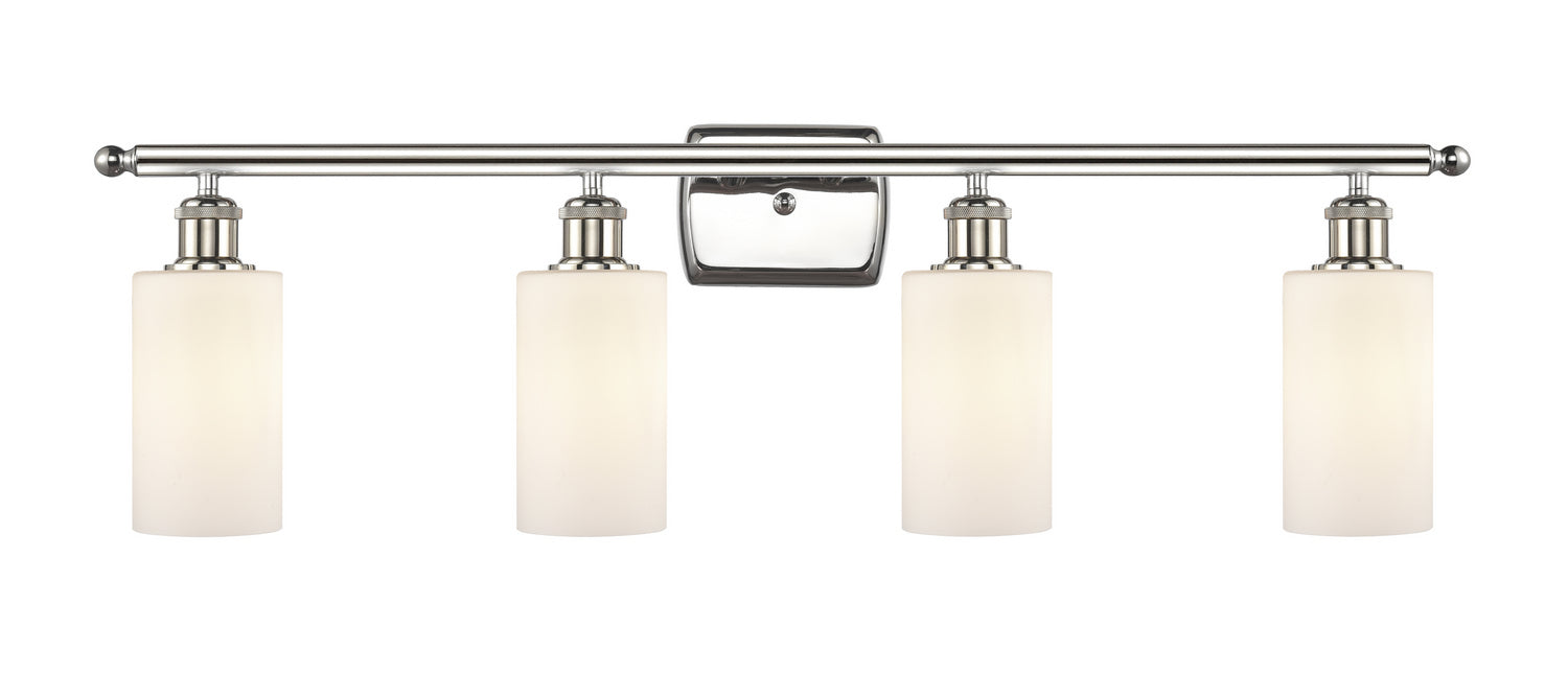 Innovations 516-4W-PN-G801 Four Light Bath Vanity, Polished Nickel