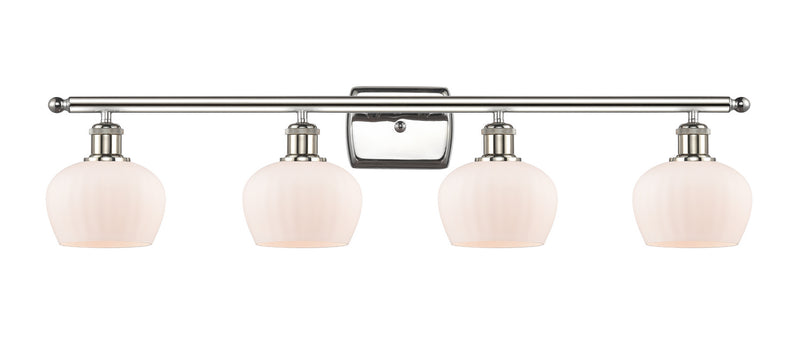 Innovations 516-4W-PN-G91 Four Light Bath Vanity, Polished Nickel