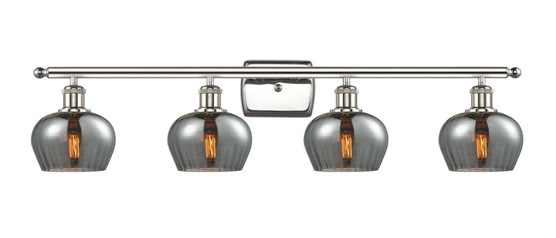 Innovations 516-4W-PN-G93 Four Light Bath Vanity, Polished Nickel