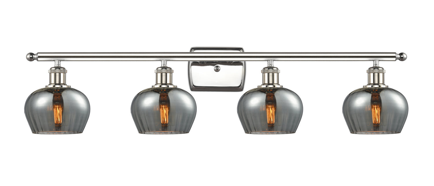 Innovations 516-4W-PN-G93 Four Light Bath Vanity, Polished Nickel